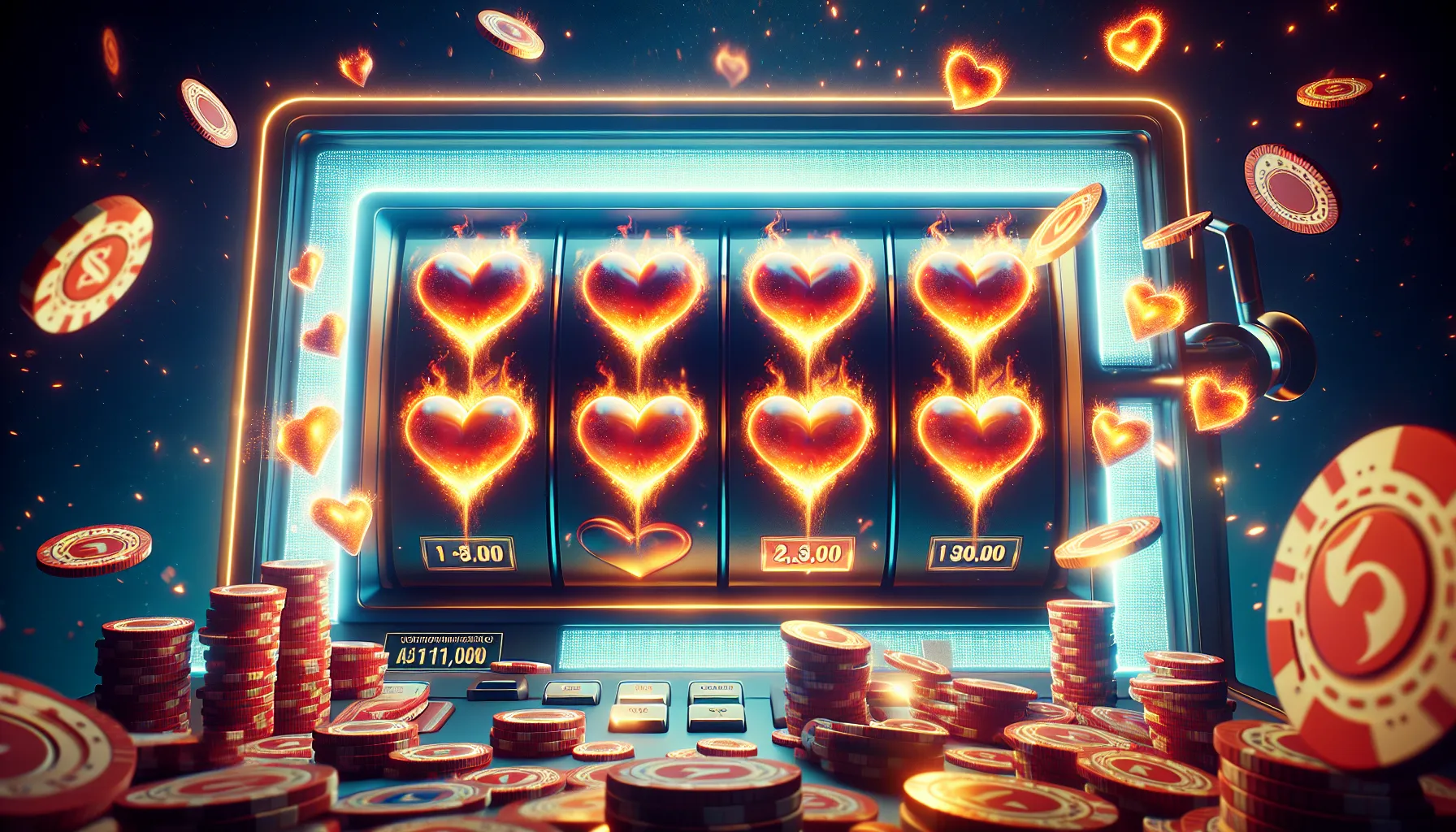 Играть на реальные деньги в  5 burning heart 